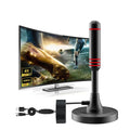 Indoor Amplified HDTV Antenna - 4K/1080p, Magnetic Base