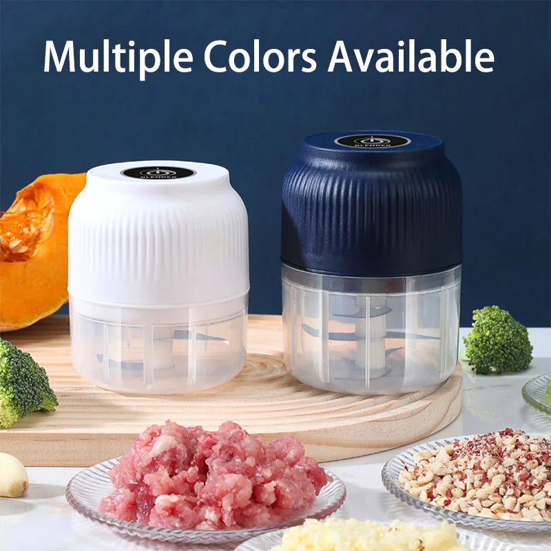 Mini USB Rechargeable Food Chopper - 250ml