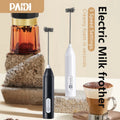 USB Rechargeable Milk Frother - 3 Speeds, Handheld
