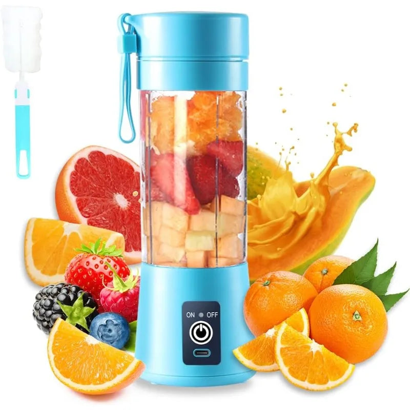 Portable USB Blender - 380ml Rechargeable Smoothie Cup