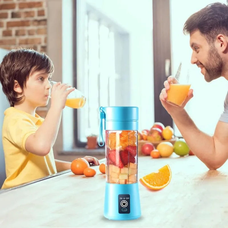 Portable USB Blender - 380ml Rechargeable Smoothie Cup