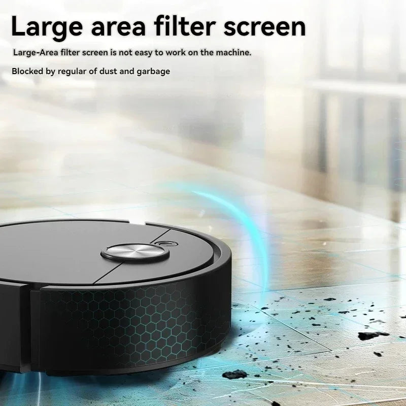 Mini Robot Vacuum - 5-in-1 Sweep & Mop, USB Rechargeable