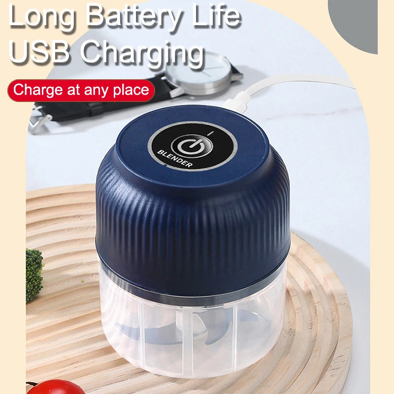 Mini USB Rechargeable Food Chopper - 250ml