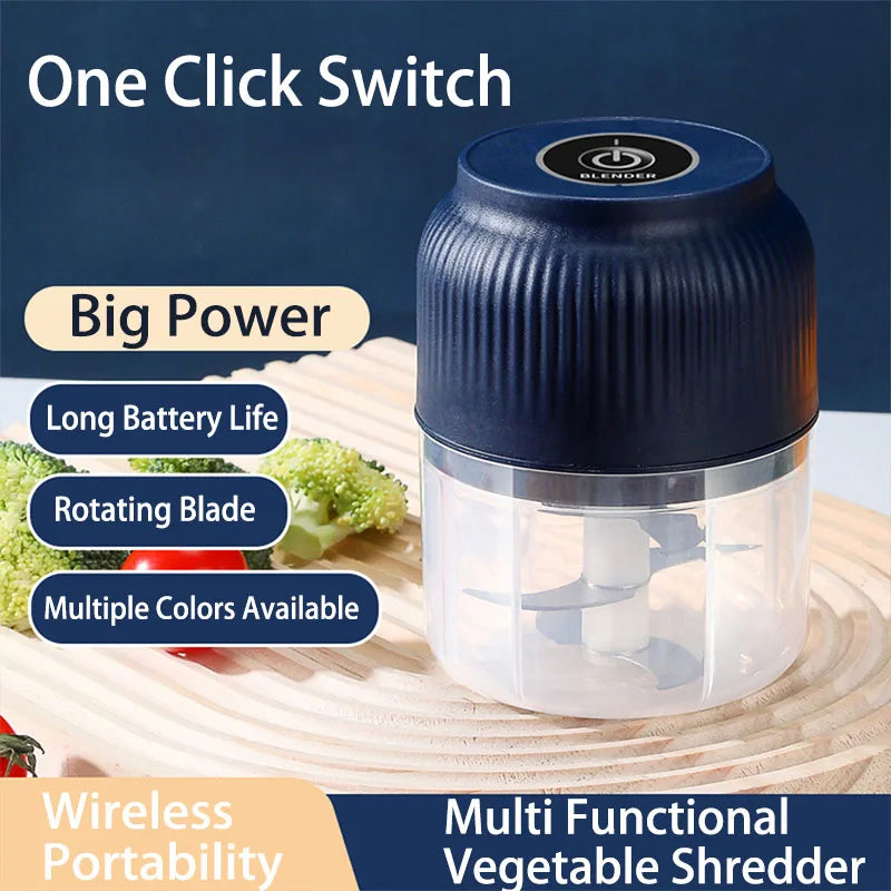 Mini USB Rechargeable Food Chopper - 250ml