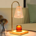 Candle Warmer Lamp with Timer - Dimmable Wooden Wax Melter, Flameless Scented Candle Lamp