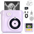 Kids Instant Print Camera 48MP Dual Lens - 2.4" Screen with 32GB Card