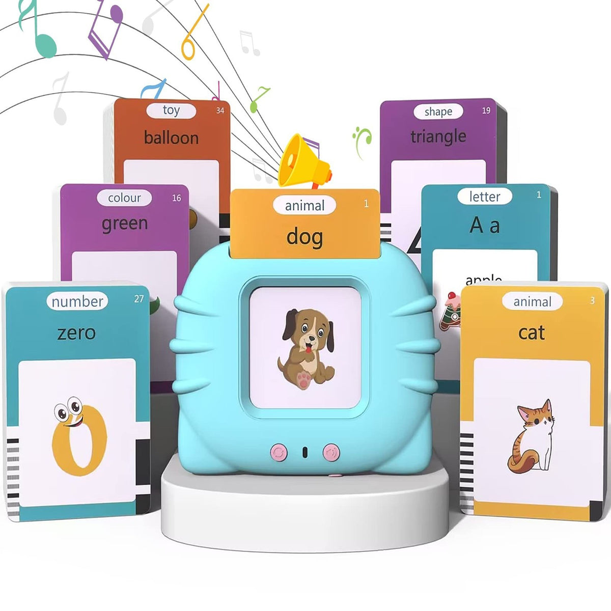 Talking Flash Cards 510 Words - USB Rechargeable Reader, Early Learning Toy