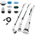 Electric Spin Scrubber - Cordless Power Cleaning Brush with 7 Heads, USB-C