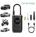 Cordless Tire Inflator 150PSI - Portable Rechargeable Air Compressor with Display